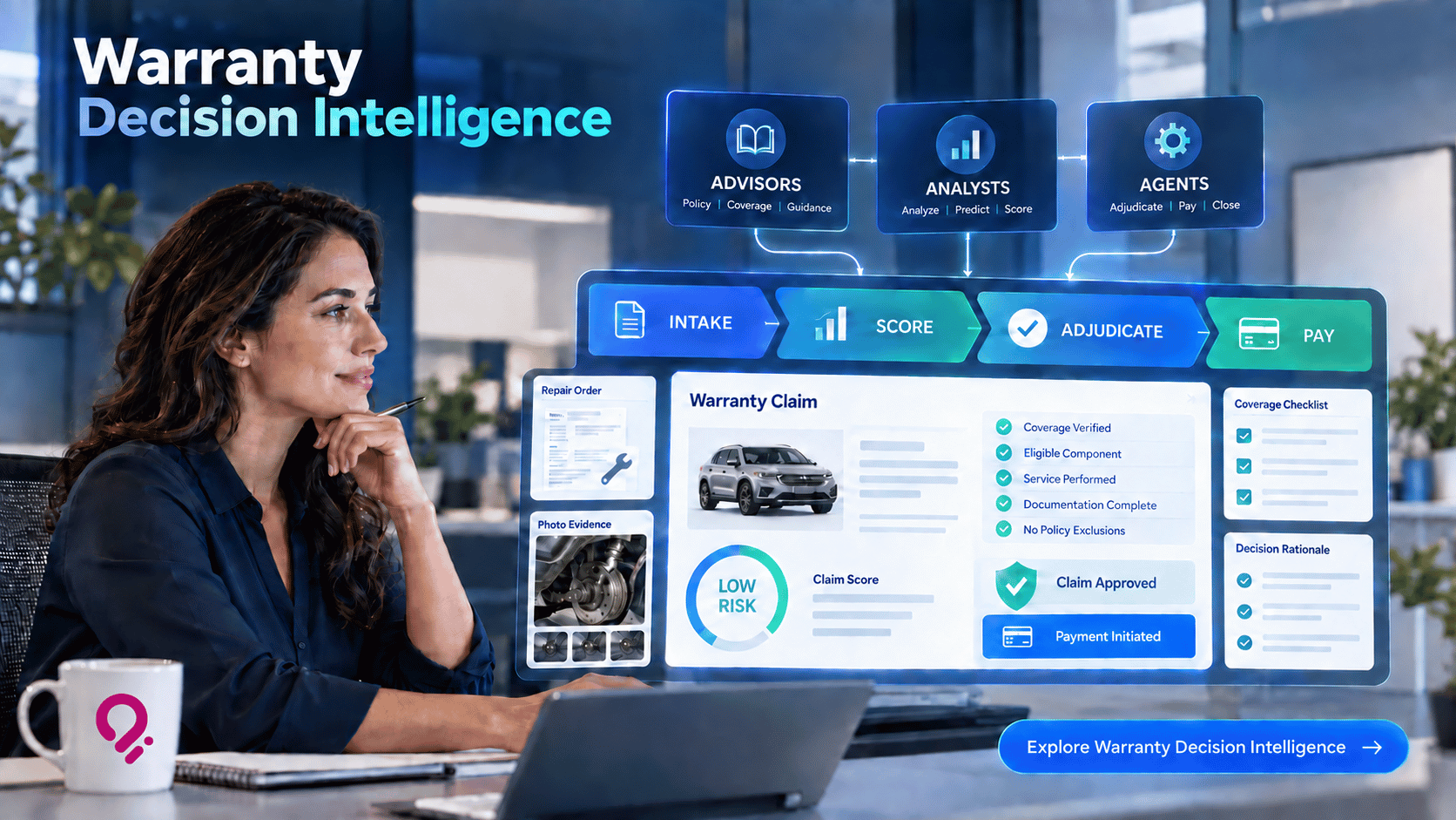 Circuitry.ai warranty decision intelligence visual